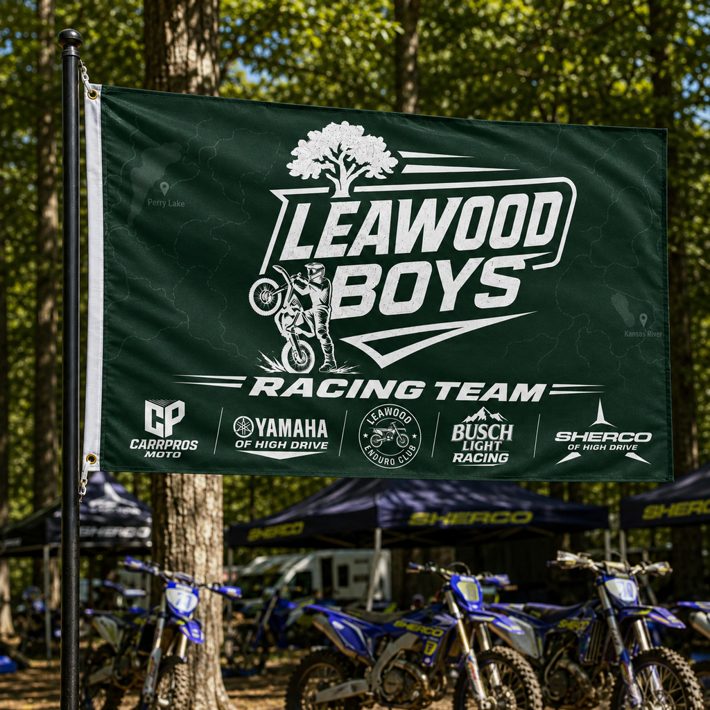 Leawood Boys Racing Team Flag
