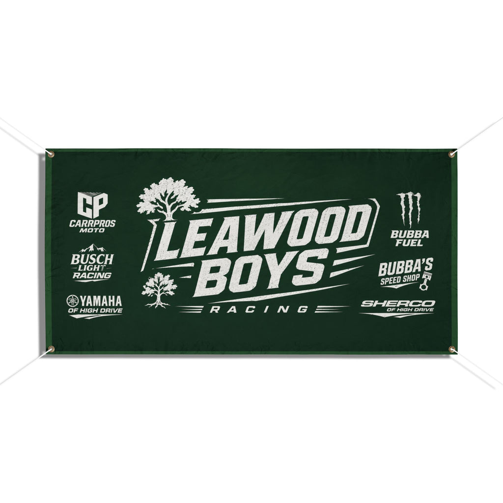 Leawood Boys Racing Vinyl Banner