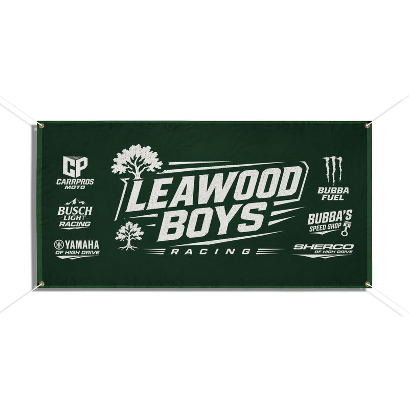 Leawood Boys Racing Vinyl Banner